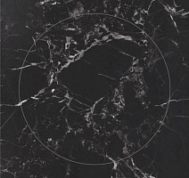Кварцвиниловые полы Forbo Allura Material 63544DR7 black marble circle фото 1 | FLOORDEALER